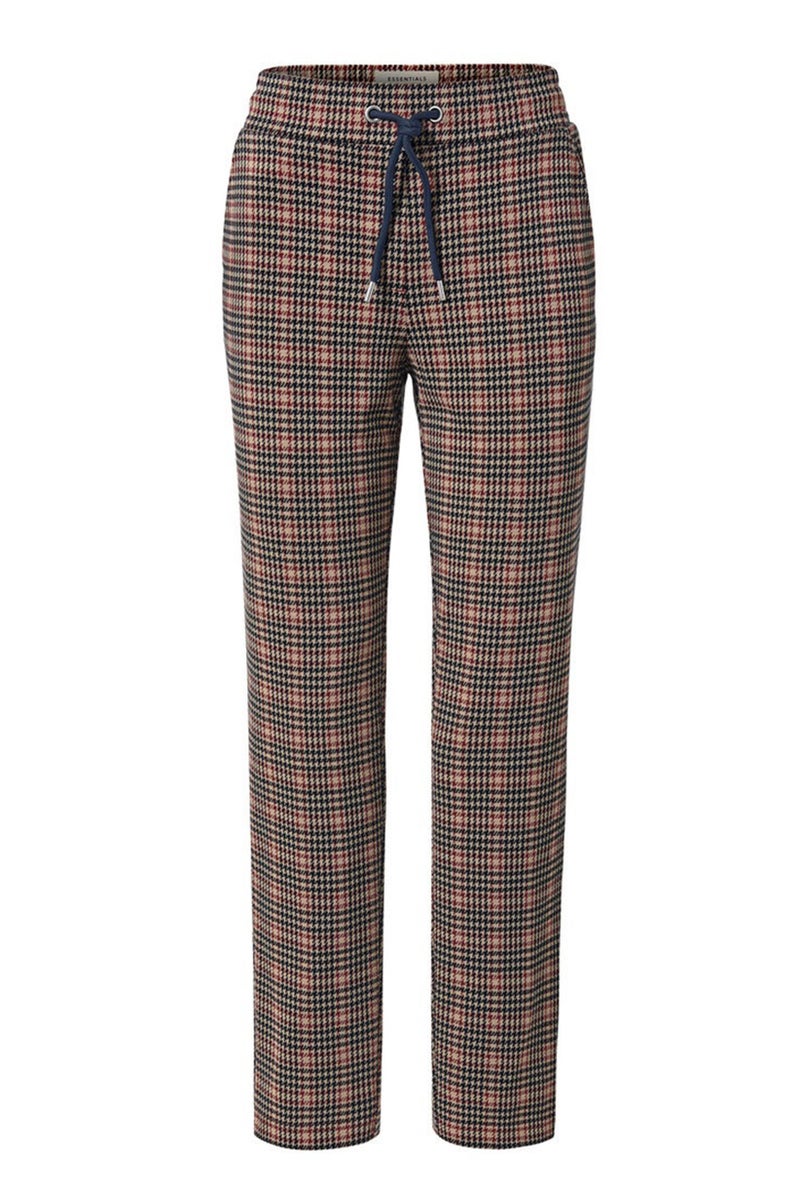 Tchibo Women Textured Straight Leg Pants, Multicolor - Image 3