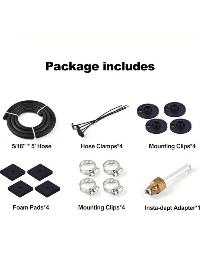 Universal 5 16 Inch Oil Cooler Kit 4 Pass Ultra Cool Transmission Cooler Black - Image 3