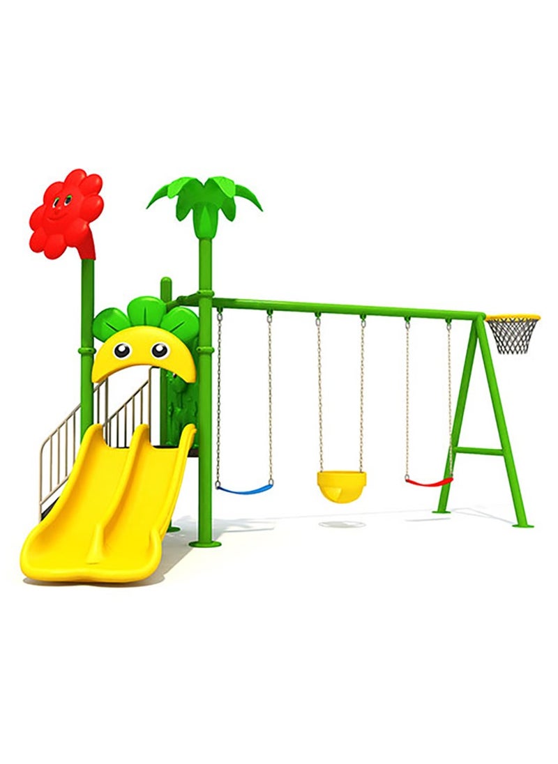 JSAITOYS Popular Kids Simple Mall Commercial Plastic Playing Outdoor Playground Equipment For Kindergarten  - Image 1