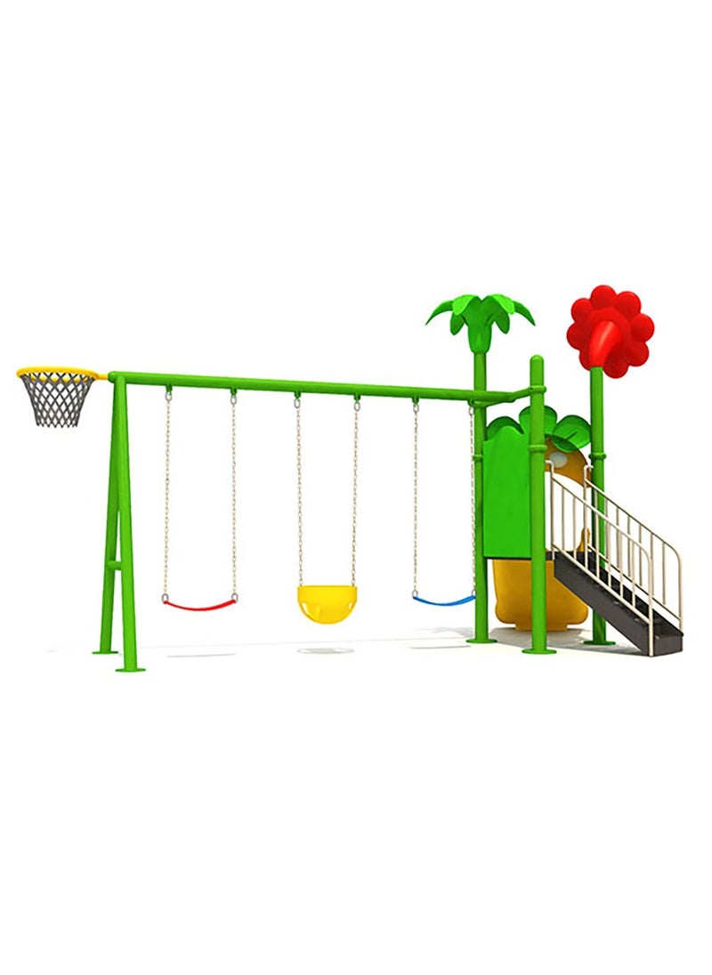JSAITOYS Popular Kids Simple Mall Commercial Plastic Playing Outdoor Playground Equipment For Kindergarten  - Image 3