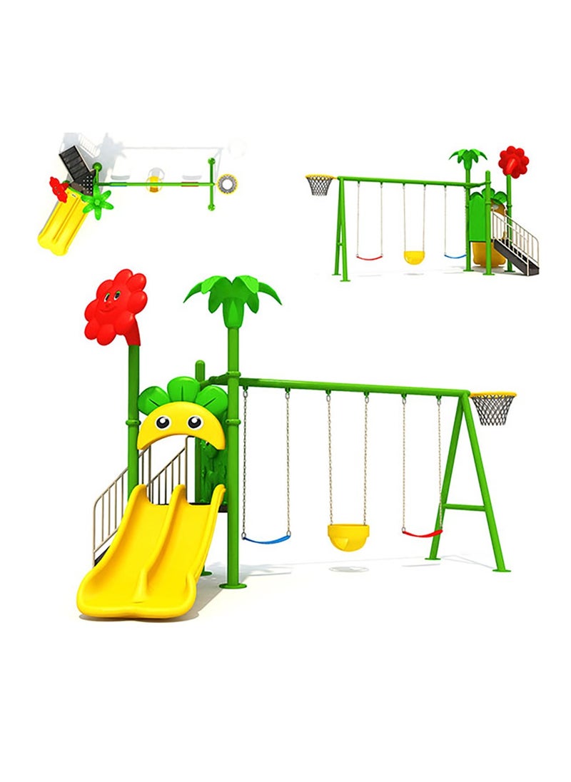 JSAITOYS Popular Kids Simple Mall Commercial Plastic Playing Outdoor Playground Equipment For Kindergarten  - Image 4