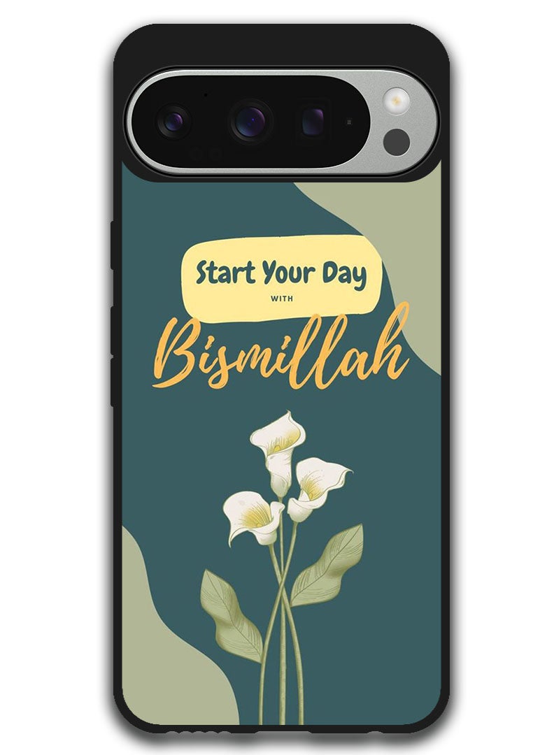 Theodor Protective Case Anti Scratch Shock Proof Bumper Cover For Google Pixel 9 Pro Bismillah - Image 1