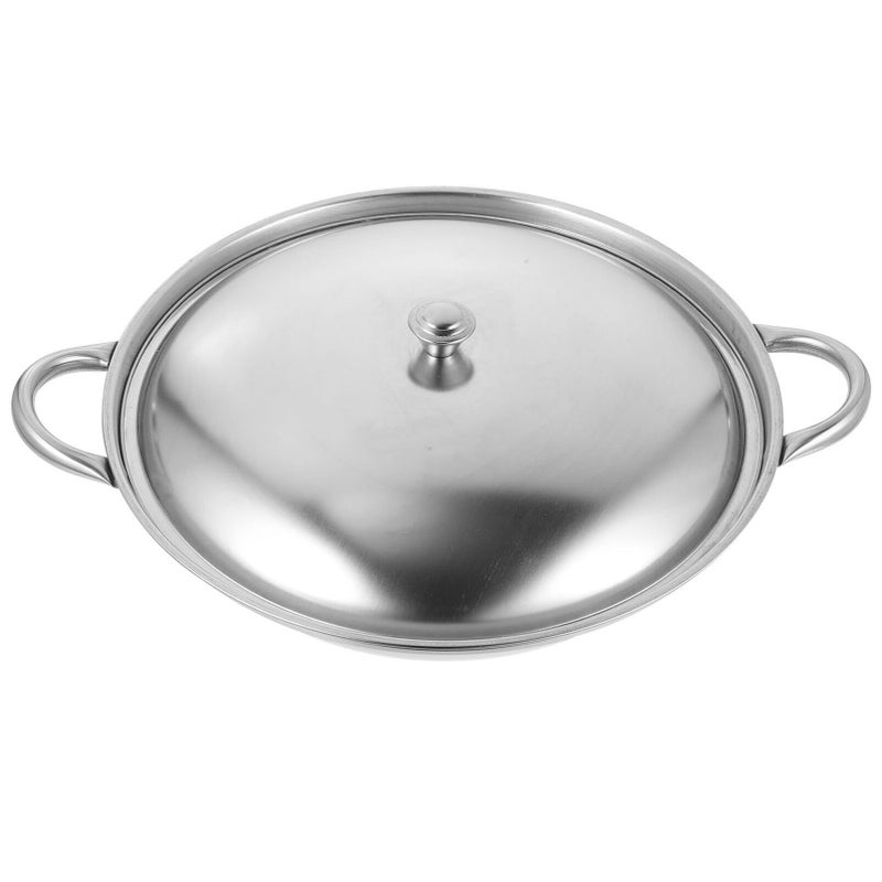 Stainless Steel Hot Pot With Double Handles 27 5X22X5 8CM For Kitchen And Restaurant - Image 2
