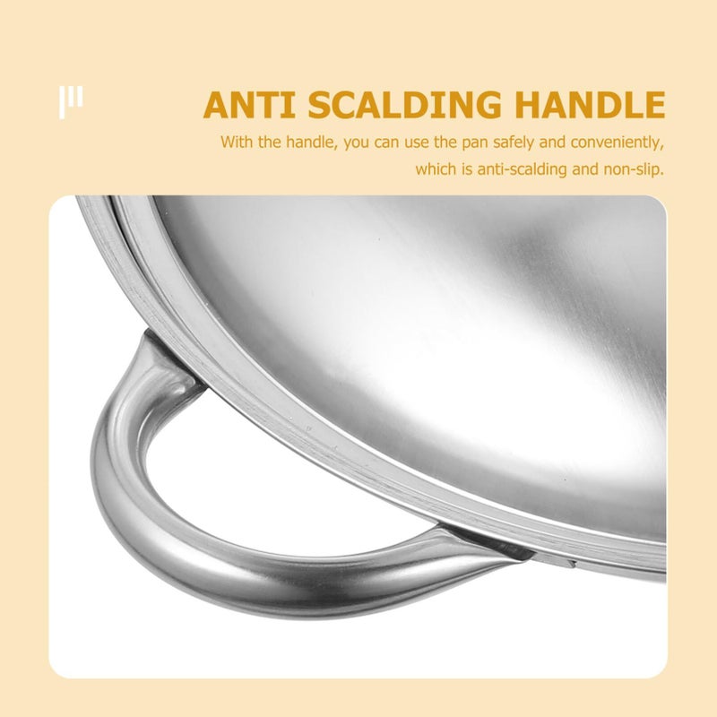 Stainless Steel Hot Pot With Double Handles 27 5X22X5 8CM For Kitchen And Restaurant - Image 3