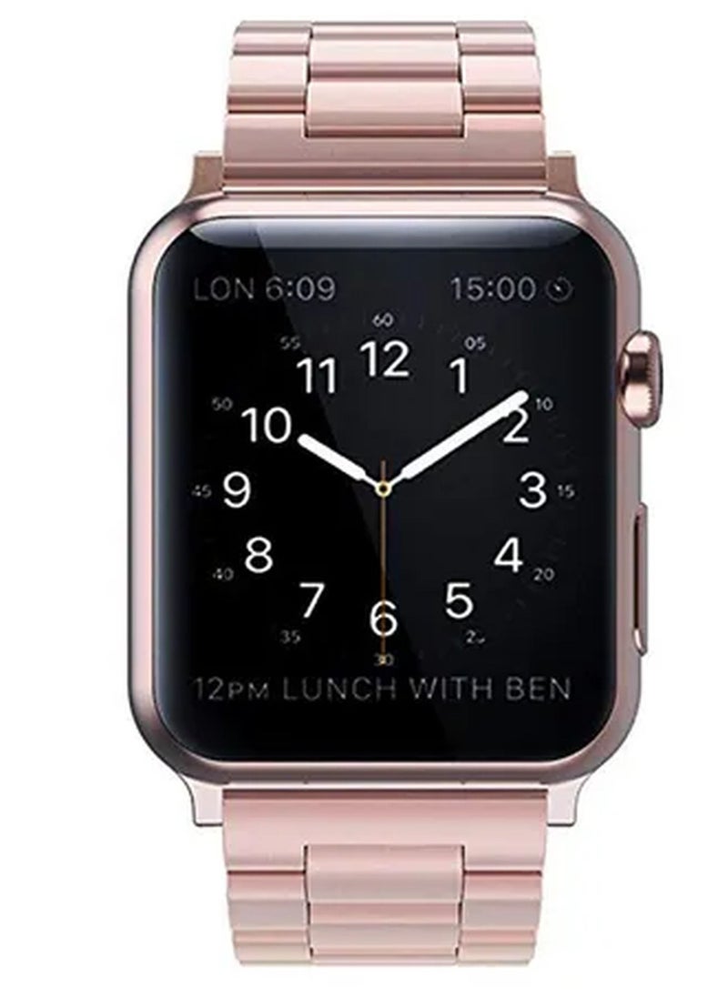 ZOOMEE - Stainless Steel Band For Apple Watch 38mm Rose Gold - Image 1
