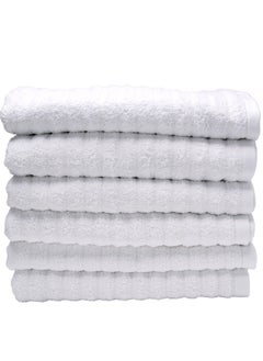 Home-Tex Design Hometex Design 4 Piece Set 100% Cotton 500 GSM Highly Absorbent Hotel Style Bath Towel Perfect for Home and SPA 70x140 cm  - Image 1