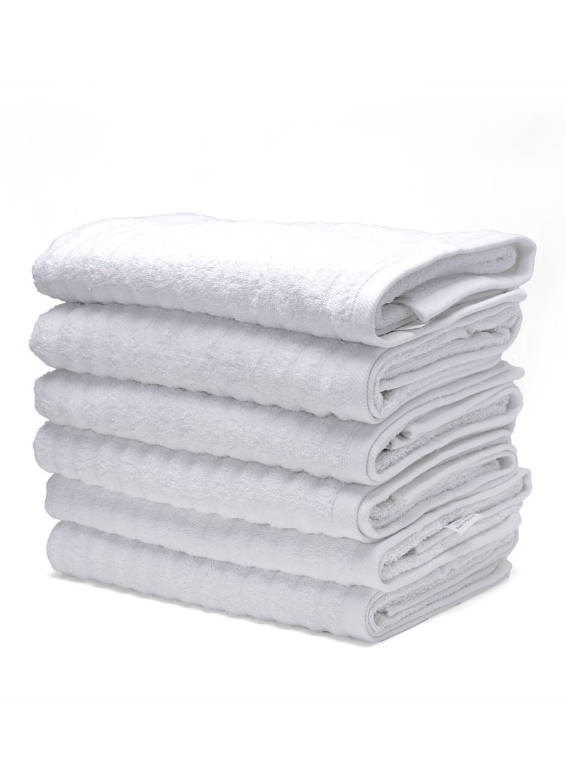 Home-Tex Design Hometex Design 4 Piece Set 100% Cotton 500 GSM Highly Absorbent Hotel Style Bath Towel Perfect for Home and SPA 70x140 cm - Image 2