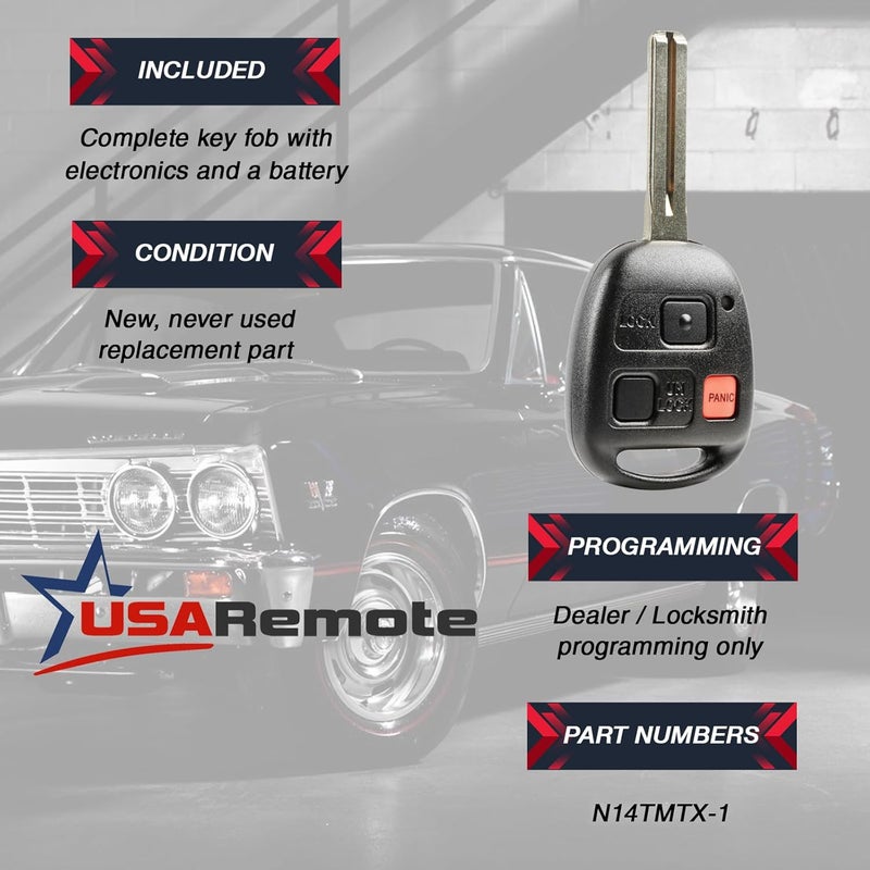 USARemote Keyless Entry Remote for Lexus RX300 - Image 3
