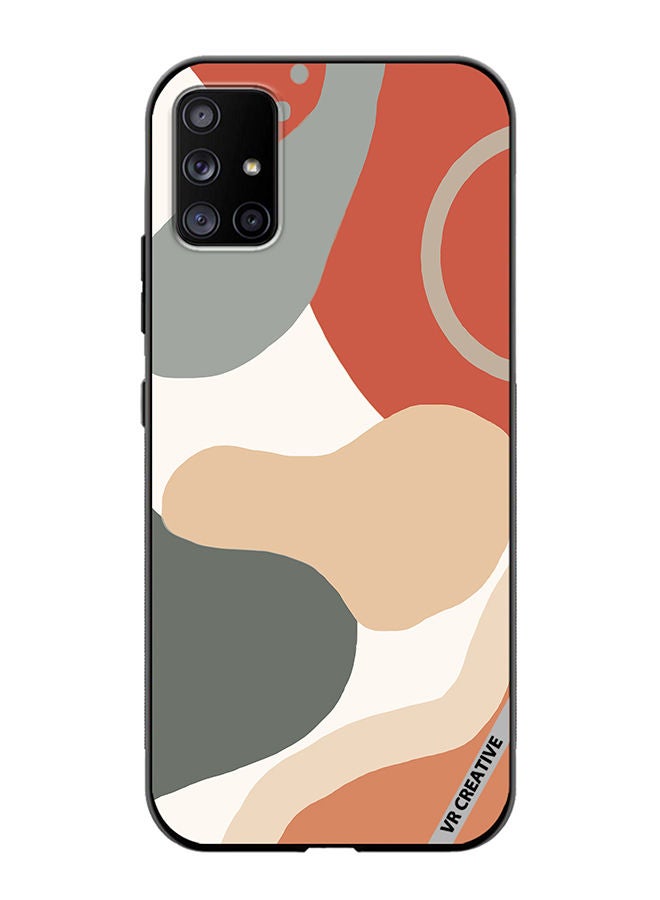 VR CREATIVE Protective Case Cover For Samsung Galaxy A71 5G Layers Design Multicolour - Image 1