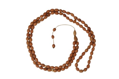 Islamic Bazaar Handmade Genuine Olive Seed 99 Beads Tasbeeh Small Size Rosary Misbaha Islamic Gift Tasbih Prayer Beads Tesbih 0.24x0.30 inches Dhikr - Image 5
