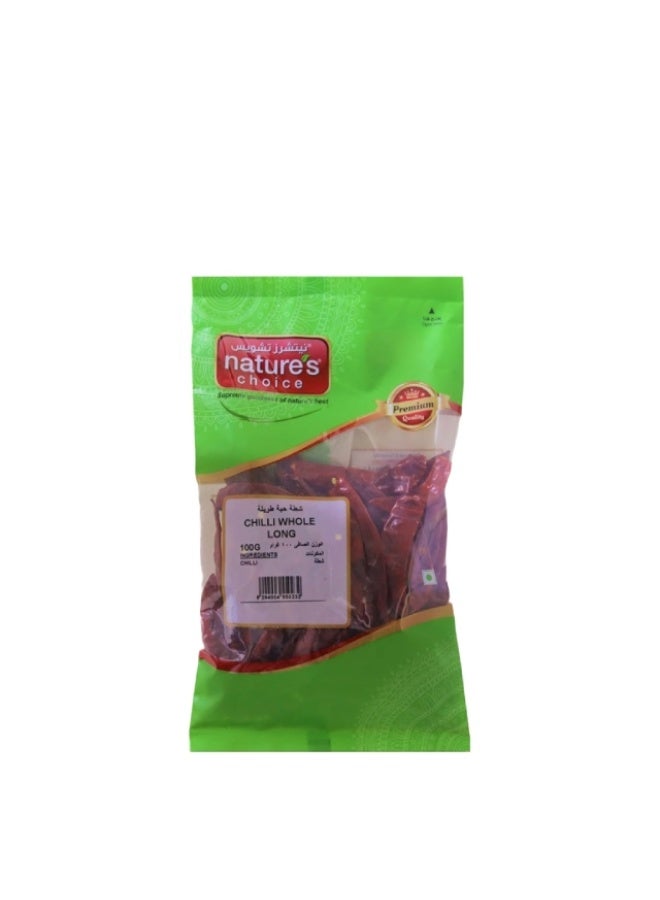 Dried Chilli, Whole Long - 100g, UAE