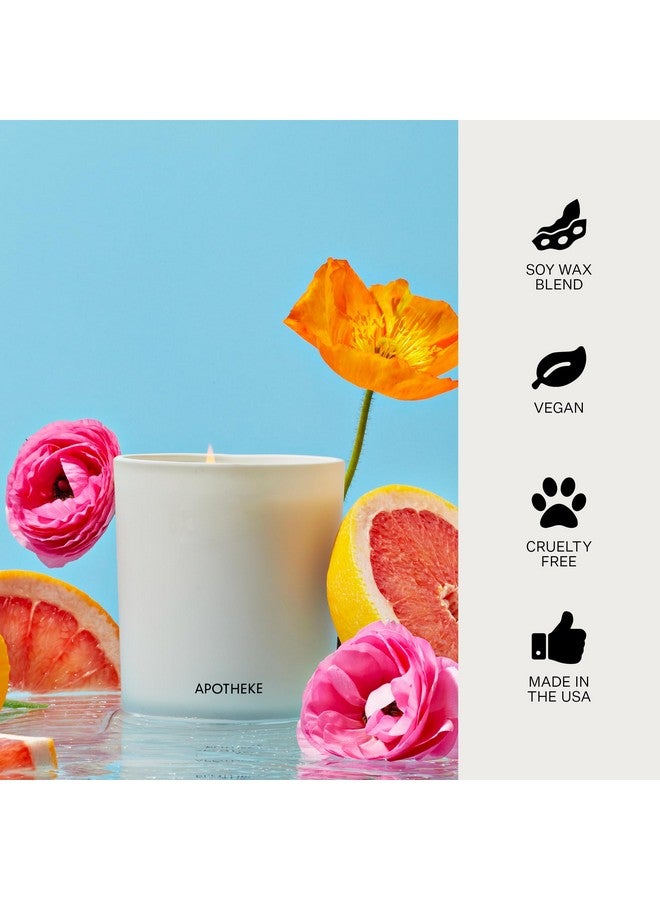 Apotheke Luxury Scented Candles for Home, Sea Salt Grapefruit - Aromatherapy Jar Candle with Soy Wax Blend - Image 5