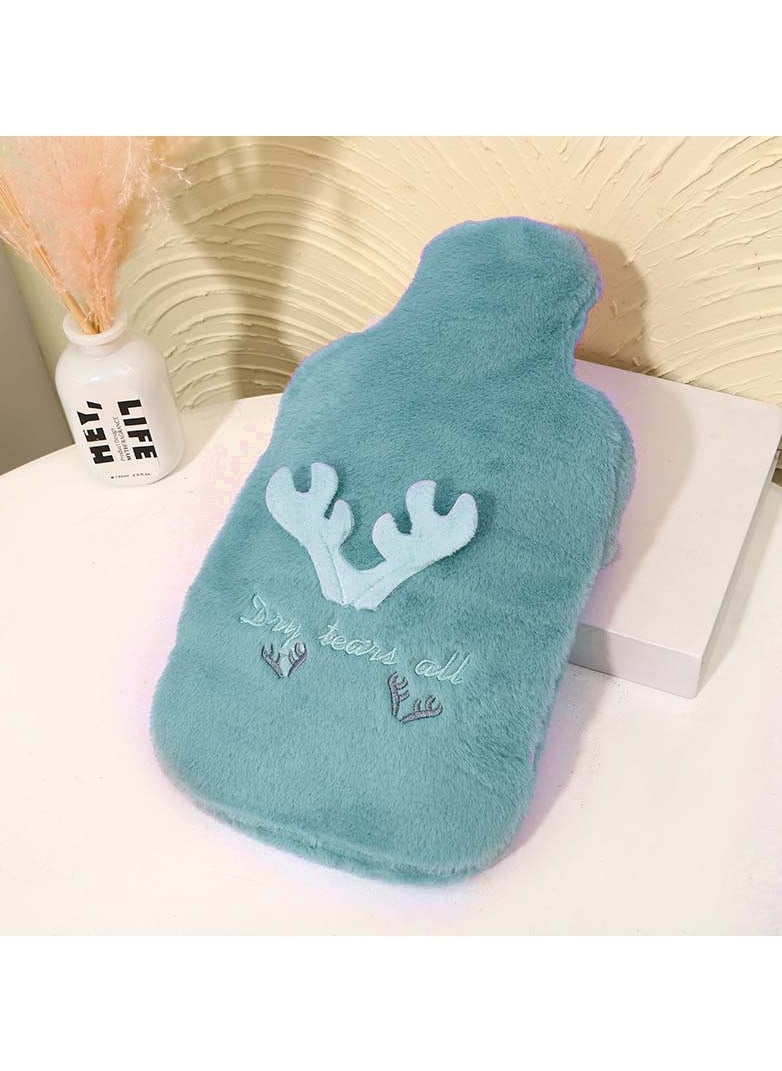 MARK STORE Hot Water Bag, Bottle with Soft Hand Pocket Cover, 2Liter, For Pain Relief, Neck & Shoulders, Feet Warmer, Menstrual Cramps, Hot and Cold  - Image 3