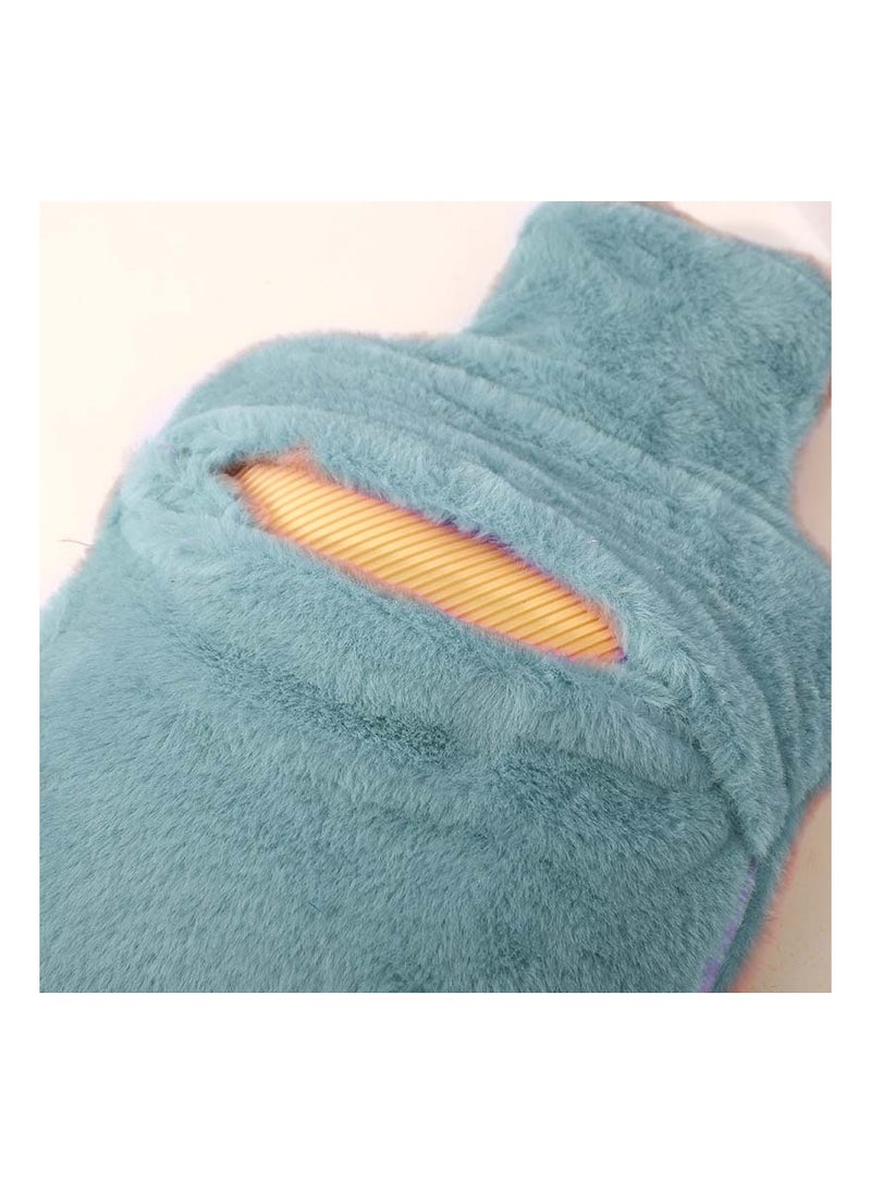 MARK STORE Hot Water Bag, Bottle with Soft Hand Pocket Cover, 2Liter, For Pain Relief, Neck & Shoulders, Feet Warmer, Menstrual Cramps, Hot and Cold  - Image 4
