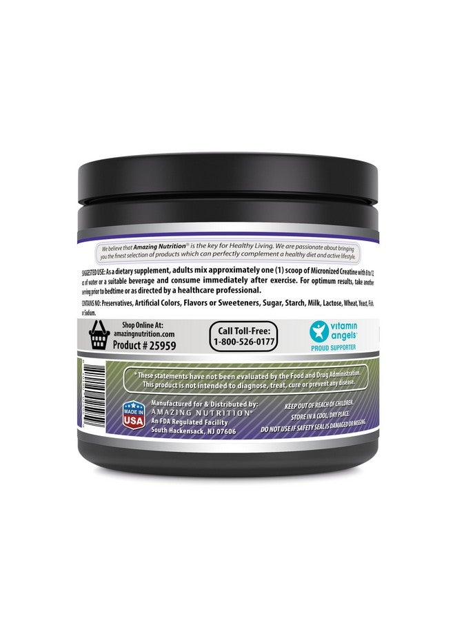 Amazing Nutrition Amazing Formulas Micronized Creatine Monohydrate Supplement | 5000 Mg | Non-GMO | Gluten Free | Made in USA (1 Lb, Unflavored) - Image 3
