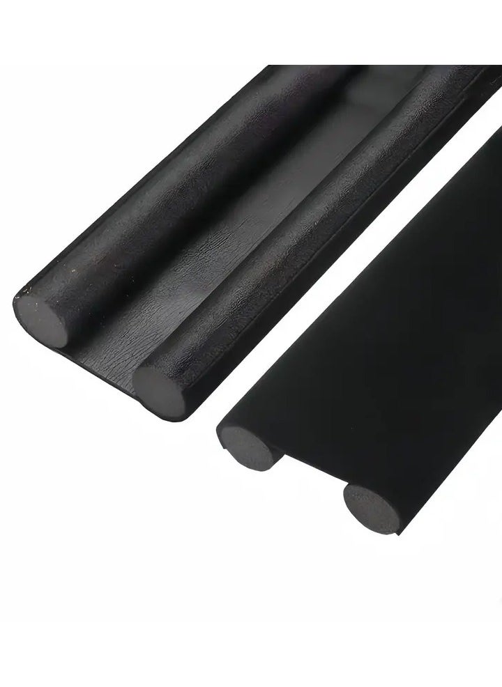 Adjustable Self Adhesive Door Bottom Seal Strip Soundproof and Noise Reduction Double Sided Windshield Protection Home Dust Proof Rubber Foam Seal Strip and Controls Pests