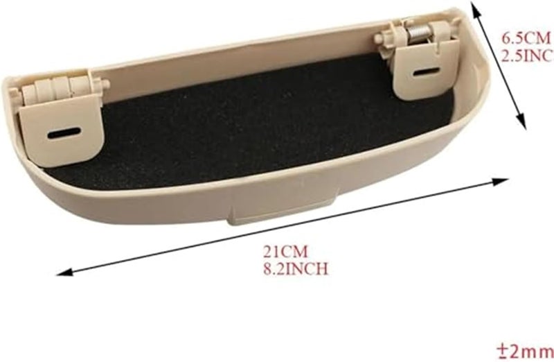 Wivplex Car Sunglasses Case Holder - Beige - Image 2