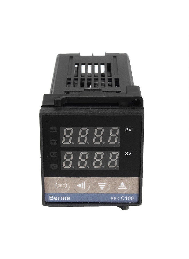 Generic - Digital LCD PID REX-C100 Temperature Controller Set + K Thermocouple + Max.40A SSR - Image 1