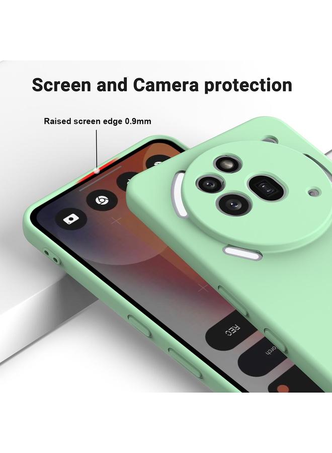 S-TOP Case For Nothing Phone 3a Pro Pure Color Liquid Silicone Shockproof Phone Case - Image 4