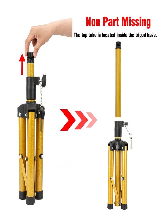 AliLeader 55 Inch Wig Stand Tripod with Head Heavy Duty Wig Stand Tripod Wig Head Stand Wig Tripod Stand with Tool Tray (Mannequin Head Not Included) - Image 5