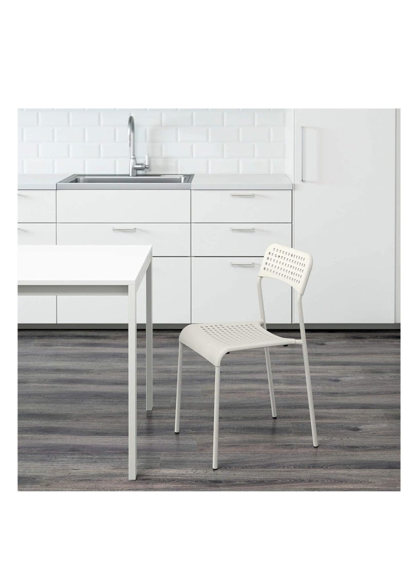 Ikea ps 2017 - Original Solid Alloy Multi-Purpose Dining Chair 77x45x39cm White - Image 1
