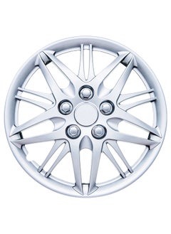 EMTC Pack of 4 EM-3130 Taiwan Wheel Cover | 16" Inch | Silver Universal Nested Style  - Image 2