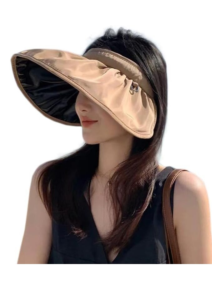Etertoyle Large Brim Sun Hat UV Protection Foldable Visor Cap for Outdoor Trip - Image 4