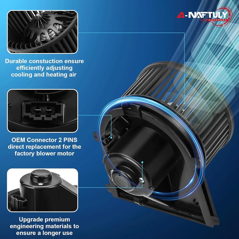 A-NAFTULY AC Blower Motor Fan for Volkswagen and Audi Models - Image 4