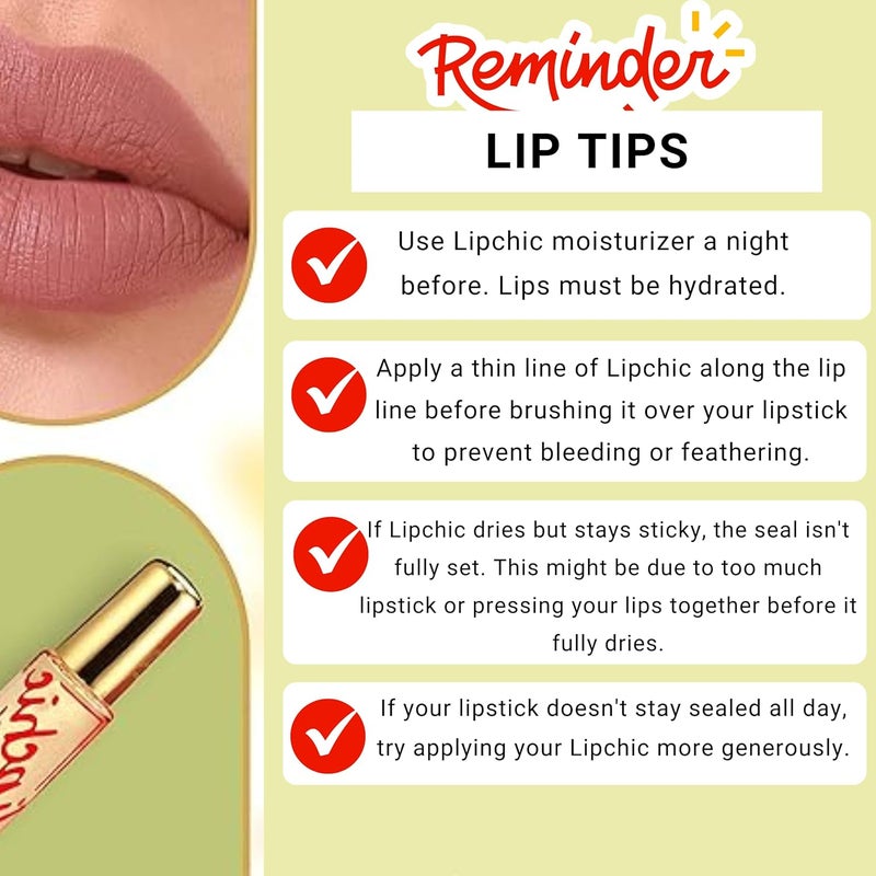 Lip Chic By Ella Lipchic Lipstick Sealers Value Pack - 6 Pieces - Image 4