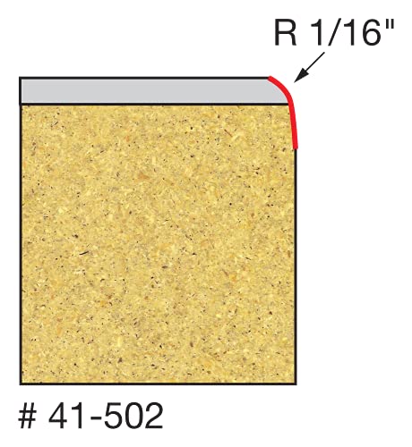 Freud 41-502: 1/16" Radius Laminate Trim Bit with 1/4" Shank - Image 2