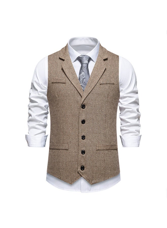 Shougu New Fashionable Casual Men's Suit Vest  - Image 1