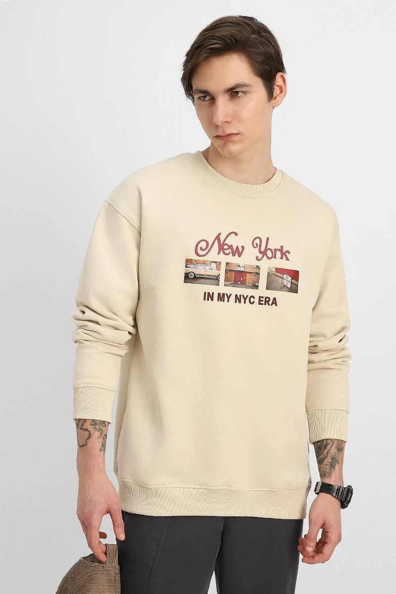 سنيتش سويت شيرت نيويورك كبير الحجم