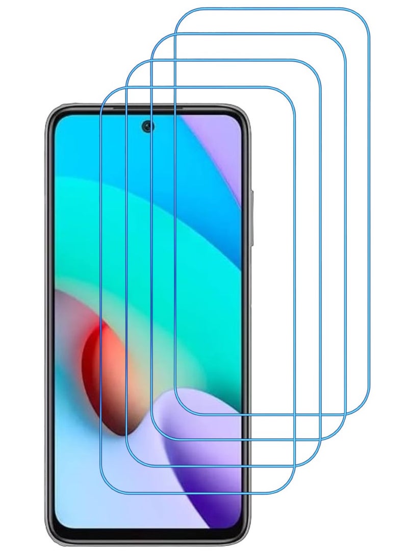 ACLIX 4 Pieces Antistatic ESD Dustproof Premium Quality High Definition Clear Tempered Glass Screen Protector Designed For Xiaomi Redmi Note 11 4G - Image 1