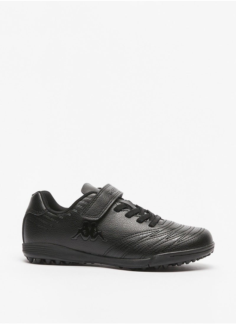 Kappa - Boys Textured Sneakers with Hook and Loop Closure - Image 1