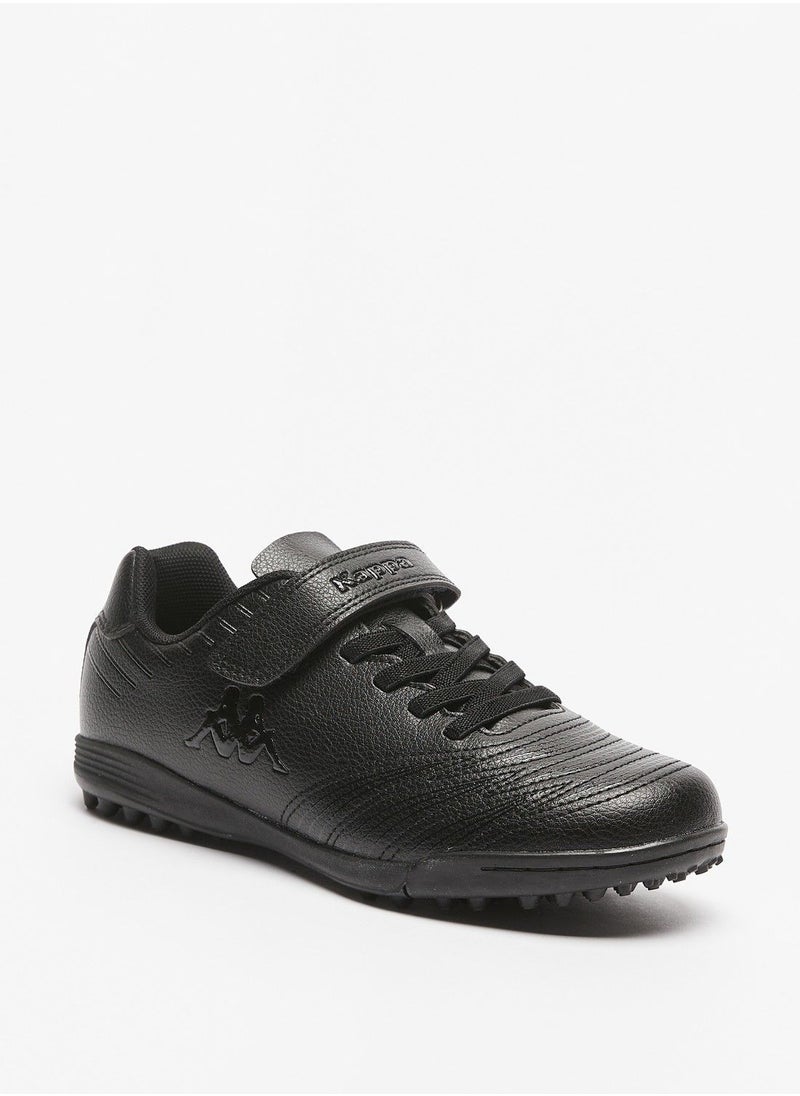 Kappa - Boys Textured Sneakers with Hook and Loop Closure - Image 1