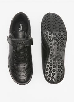 Kappa Boys Textured Sneakers with Hook and Loop Closure  - Image 4