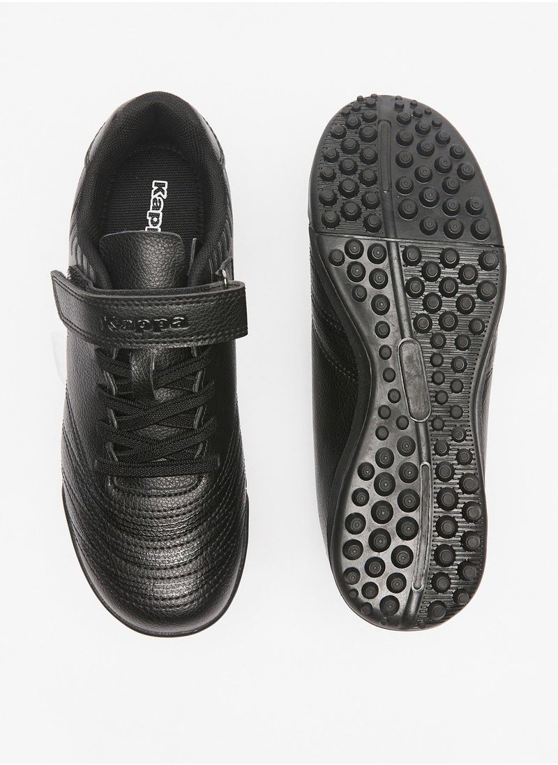 Kappa - Boys Textured Sneakers with Hook and Loop Closure - Image 1