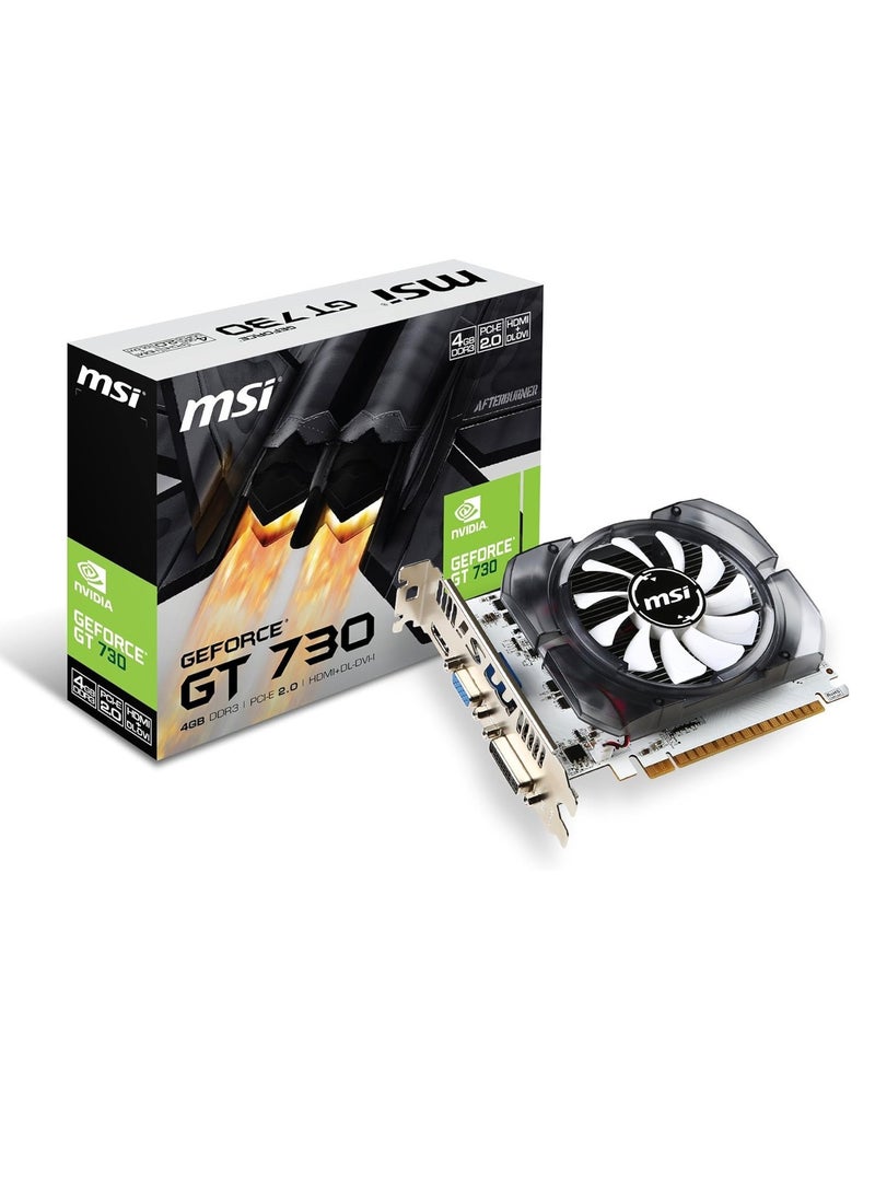 Generic MSI GeForce GT 730 Fermi 4GB DDR3 DirectX12 GPU (N730-4GD3V2)  - Image 1