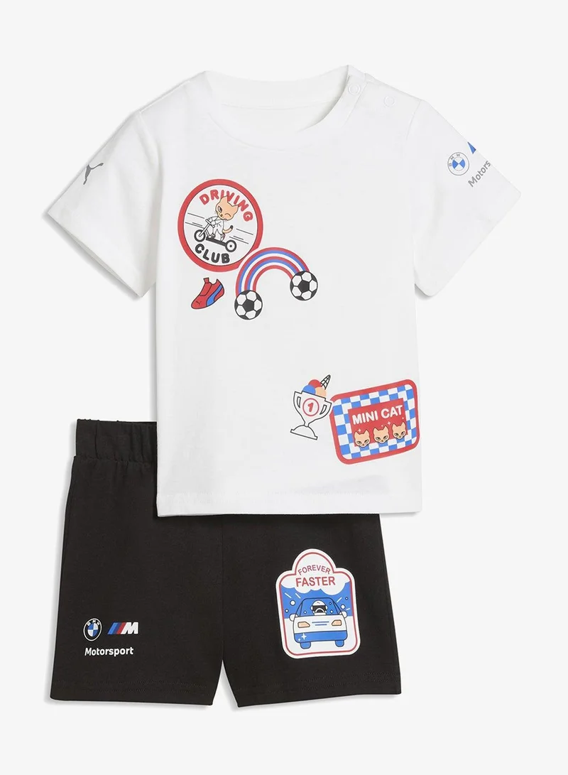PUMA Kids Bmw Mms Essential Shorts Set