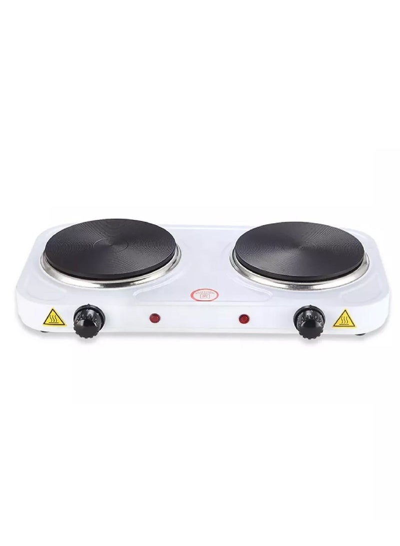 REFURA Flat Plate Electric Double Burner Stove - Image 1