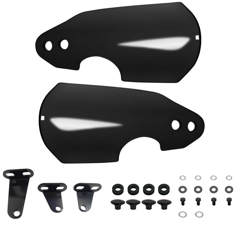 FATECIM Club Style Motorcycle Handlebar Handguards Hand Guards for Harley 20062025 Dyna Softail Low Rider S Wide Glide Road King Special Fat Boy Fat Bob Sport Glide FXSB Breakout Blackline Springer - Image 2