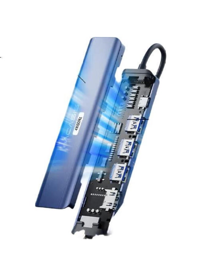 Acasis Type-C Desktop Expansion Dock, Hdmi Hub, Usb Splitter, 4K 60Hz Screen Mirroring, Network Port Converter, Ipad Pro, Apple Mac Adapter, 1 Meter, Ds-7Hn6M1 - Image 1