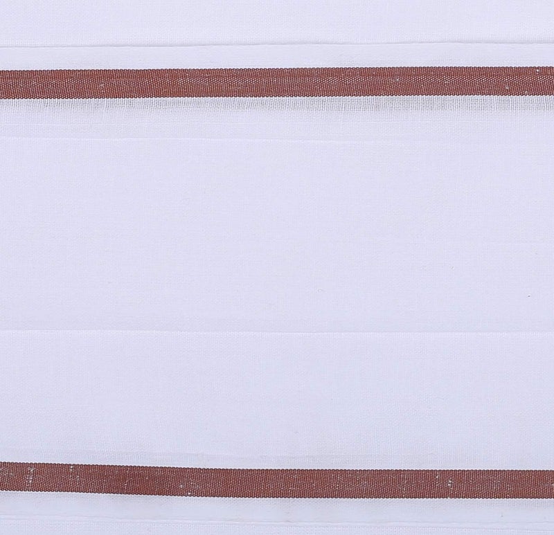 ROLIMOLI 100% Cotton White Gamchha/Angochha Set of 2 (2 Meter) for Men - Image 4