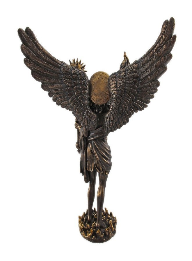PTC Pacific Giftware PTC 12.75 Inch Archangel Uriel with Spear Religious Resin Statue Figurine - Image 2
