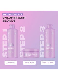 Lee Stafford Ee Stafford Bleach Blondes Everyday Care Conditioner ; 500Ml Blonde Toner Neutralizes Yellow Tones For Bleached Blonde And Platinum Hair Enhance Blonde  - Image 5
