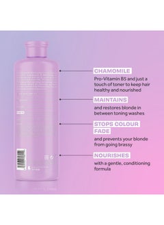 Lee Stafford Ee Stafford Bleach Blondes Everyday Care Conditioner ; 500Ml Blonde Toner Neutralizes Yellow Tones For Bleached Blonde And Platinum Hair Enhance Blonde  - Image 4