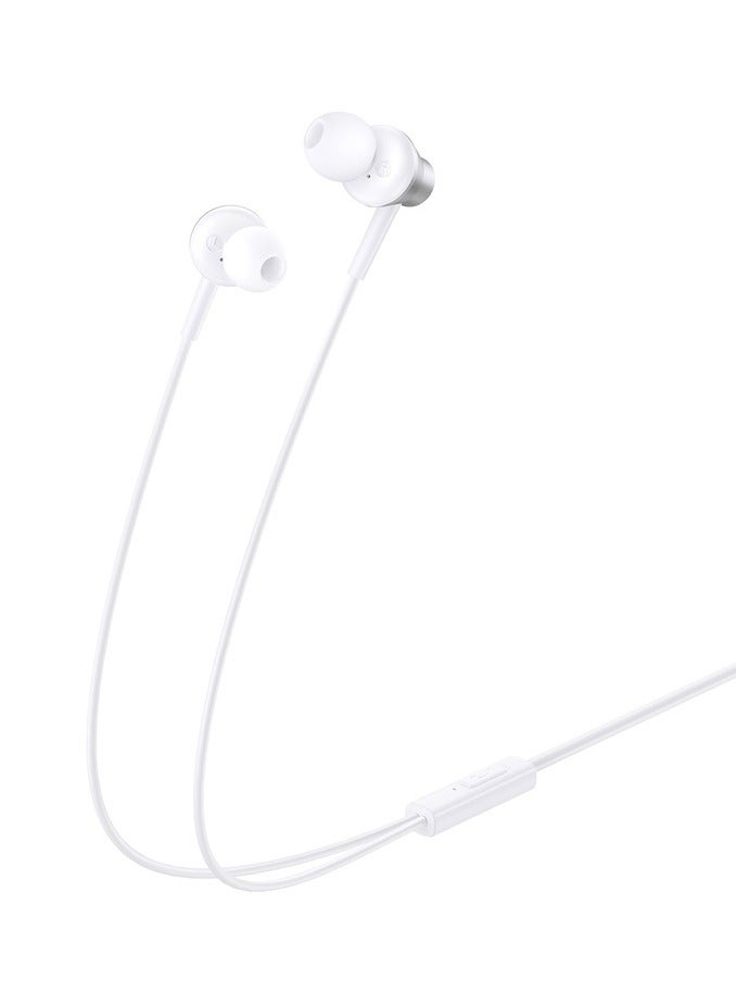 Baseus Encok CZ11 Wired Headphone, USB-C In-Ear Earphone with Mic - White White - Image 2