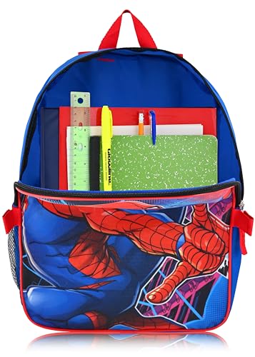 Fast Forward Marvel Spiderman Backpack With Lunch Box for Boys | Spiderman Insulated Lunch Bag Lunch Box for Boys, Girls, Toddlers | Spider-Man Backpack for School and Reusable Lunchbox - Image 5