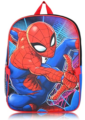 Fast Forward Marvel Spiderman Backpack With Lunch Box for Boys | Spiderman Insulated Lunch Bag Lunch Box for Boys, Girls, Toddlers | Spider-Man Backpack for School and Reusable Lunchbox - Image 3