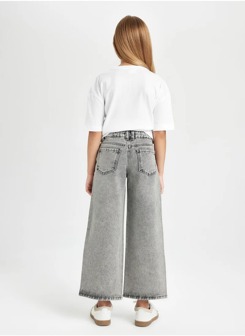 ديفاكتو Wide Leg Cargo Pocket Pants